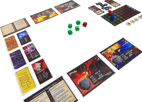 Juego De Mesa Héroes Y Dados Estrategia Para Dos Jugadores