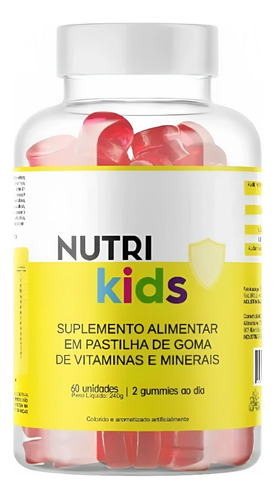 Vitamina Nutri Kids Para Crescimento Criança Infantil