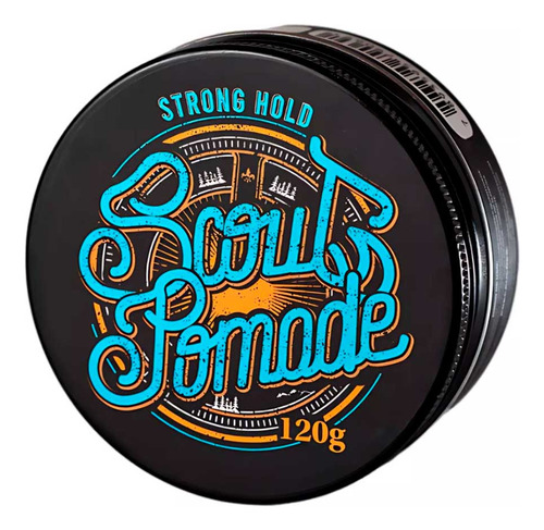 Pomada Para Cabelo Scout Strong Hold Efeito Brilho 120g