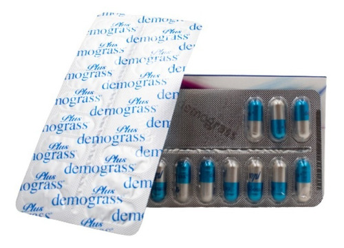 Imagen 4 de 4 de Demograss Plus 30 Capsulas De 500mg C/u (4 Cajas)