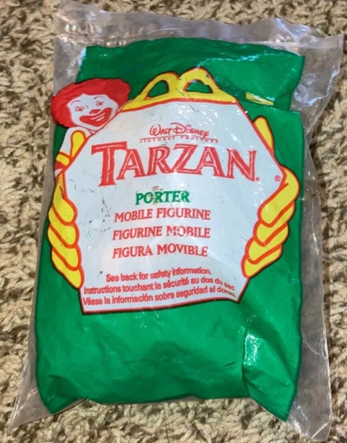 Tarzan Disney 4 Figuras Happy Meal Terk Clayton Jane Tantor
