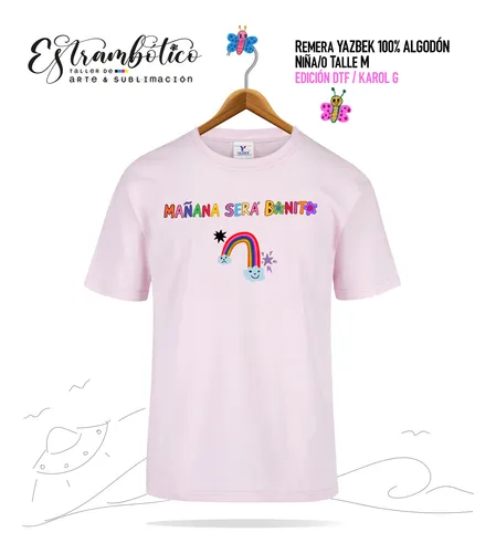 Remera Adolescente * Mañana Será Bonito * Dtf * Karol G