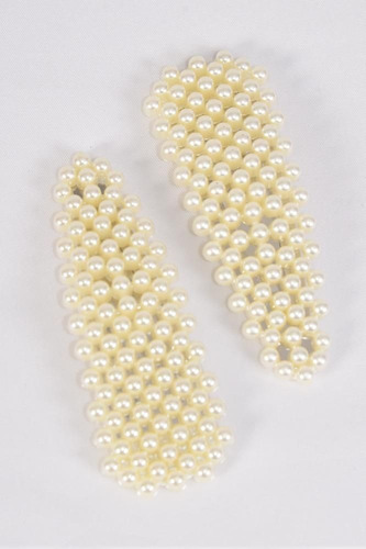 Imagen 4 de 9 de Gancho Perlas Hair Clip P/ El Cabello Niñas Mujer