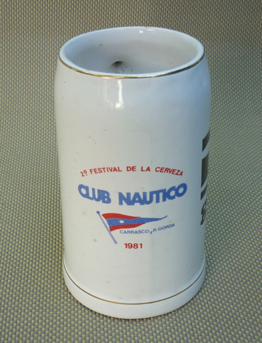Jarra Cerveza - 2do Festival Club Nautico 1981