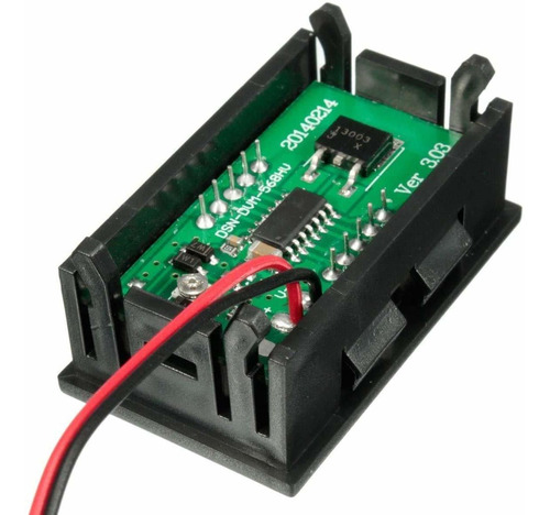 Zym Dc Inch Voltage Meter Board Led Amp Voltmeter Gauge
