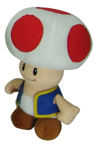 Peluche Oficial De Super Mario De Nintendo, 6 Pulgadas