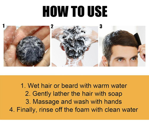 Shampoo Tonificante Escurece Gradualmente O Cabelo 6 Unidade
