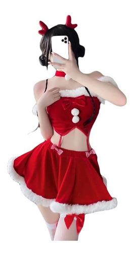 Disfraz Cosplay Santa Girl - Navideño