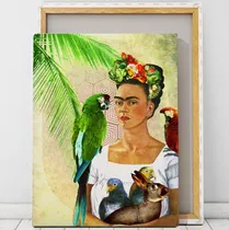 Comprar Frida Kahlo Pinturas Modernas En Tela Lienzo Canvas 40x50cm