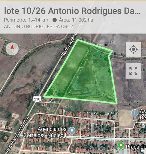 Lote De 11° Hectares De Terra.