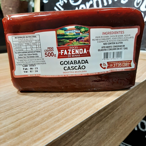 Goiabada Cascão 500 Gramas