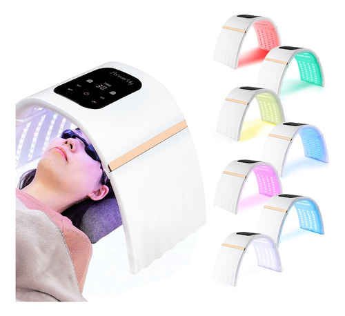 Máquina Facial De Luz Led Para Cuidado De La Piel 7 Colores