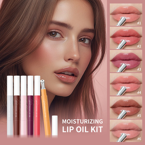 Set Hidratante Lipgloss Pcs, Brillo De Alta Calidad, Aleta D