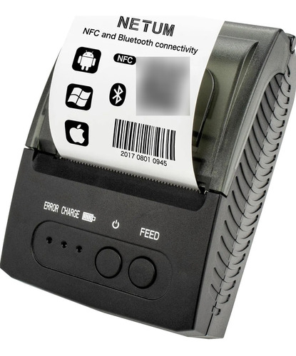 Impresora Térmica Ticketera Usb Bluetooth 58mm Portátil Mini