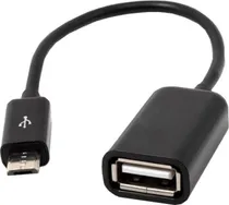 Comprar Cable Otg Micro Usb Macho A Usb Hembra Adaptador Otg Celular