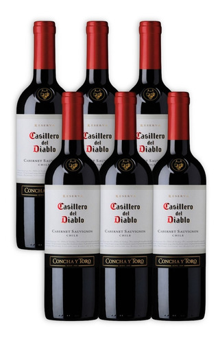 Casillero Del Diablo Reserva Vino Cabernet Sau X6u 750ml