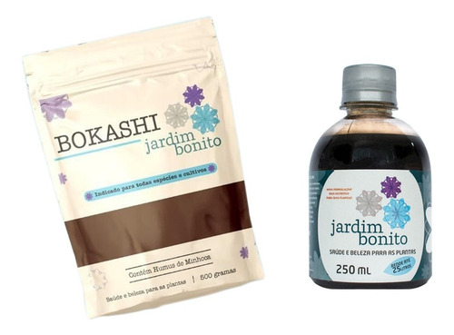 Jardim Bonito Adubo Kit Nutrição Completa Bokashi + Chorume