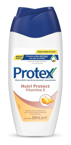 Sabonete Antibacteriano Protex Vitamina E Líquido 250ml