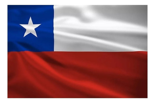 Bandera Chilena 120x180 Cm Fiestas Patrias