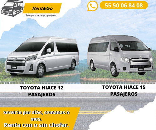 Renta De Camionetas Ejecutivas De Pasajeros Con O Sin Chofer