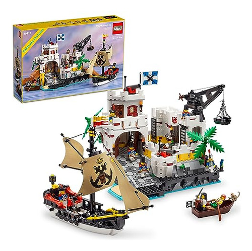 Lego Fortaleza De Eldorado Icons, Piratas, Barco Pirata Y 8