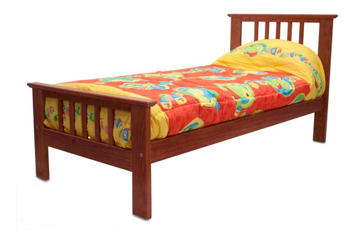 Cama 1 Plaza. P- Colchon De 80-190 Madera Maciza. Mod. Ambar