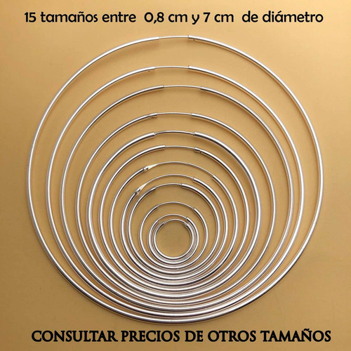 Aros Argollas Cubanos 4 Cm Plata 925 (nro 10)