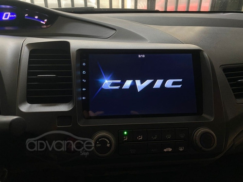 Central Multimidia 9' Honda Civic G8 Android + Carplay