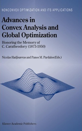 Libro Advances In Convex Analysis And Global Optimization...