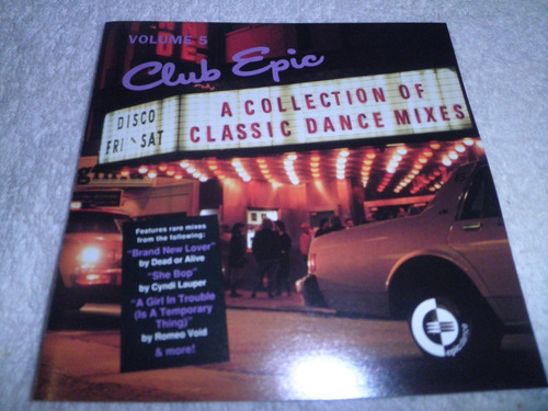 Cd Remixes Club Epic Dance Mixes Collection 5 (cd Original)