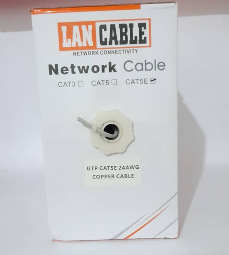 Cable Utp Categoría 5 305 Metros 100% Cobre.