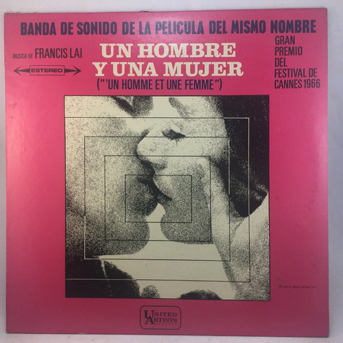 Un Hombre Y Una Mujer - Francis Lai Sound Track - Vinilo Lp