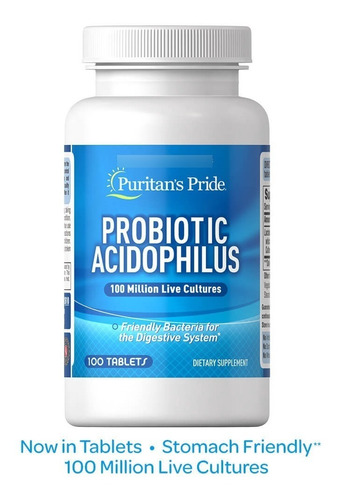 Probiótico Puritan´s 100 Tabs