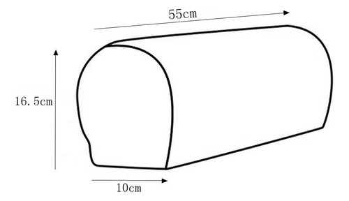 Sofá Elástico De 1 Par Franela Reposabrazos Sillón