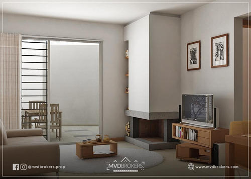 Imagen 2 de 15 de Chaná 1832 | Venta Apartamento 2 Dormitorios A Estrenar En Cordón Sur | Con Patio, Estufa Y Parrillero | Inversión Vivienda Promovida | En Obra - Estrena Abril 2022