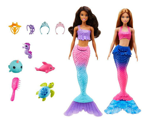 Barbie Fantasia Sereias Com Acessórios - Mattel