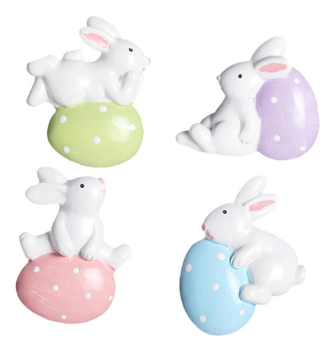 4pcs Pegatizas De Refrigerador En Forma De Con Huevo