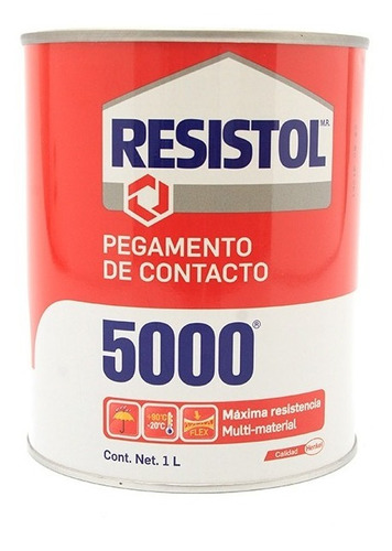 Pegamento Resistol Contacto Clasico 5000 Lata 1l Devcon