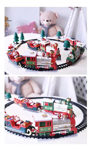 Kit De Tren Eléctrico Para Colgar Árboles De Navidad
