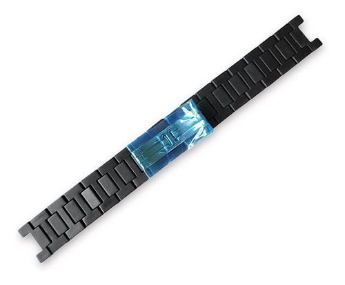 Extensible Acero Cubierto De Caucho De 21mm Compatible Pasha Ancho De La Correa 21 Mm