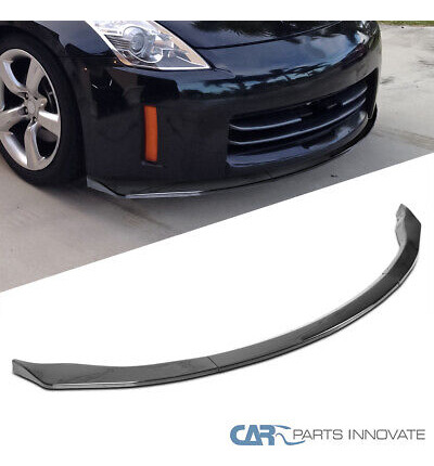 Fits 06-08 Nissan 350z Glossy Black Front Bumper Lip Spo Ttx