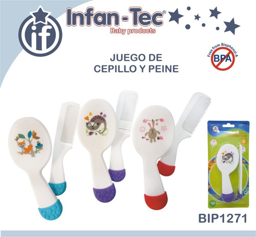 Set Cepillo Y Peine Blanco                 - Bebés Y Niños