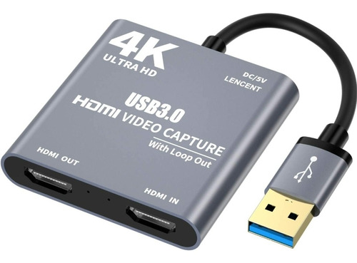 Capturadora De Video Beneve 4k Hdmi Captura De Videojuegos 