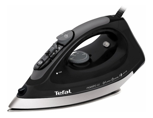 Plancha a vapor T-fal FV3767 Prima
 color negro con suela antiadherente 120V