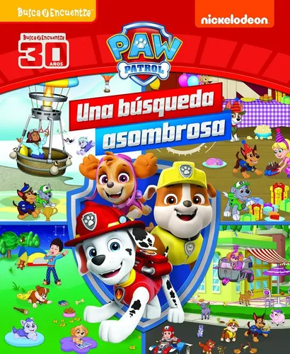 Paw Patrol Una Busqueda Asombrosa Busca Y Encuentra-nickelod