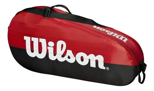 Bolso Raquetero Tenis Wilson Porta Raquetas X 3 Tennis Deportivo Entrenamiento