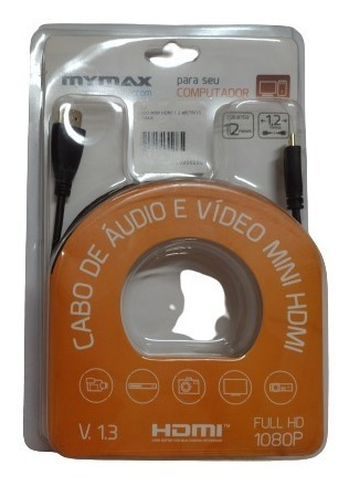 Cabo De Áudio E Vídeo Hdmi Para Mini Hdmi