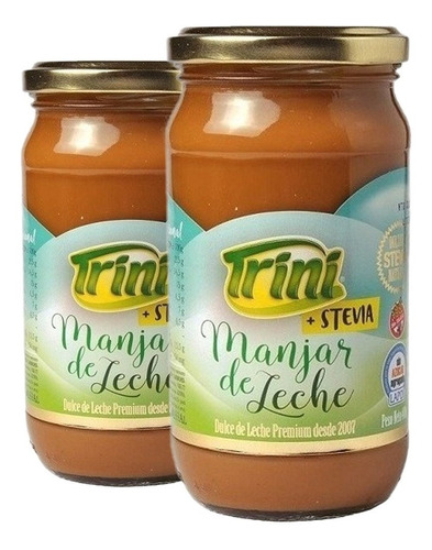 Dulce De Leche Sin Azucar Ni Tacc Trini Con Stevia 400 Gr X2