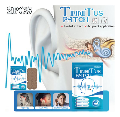 Parches Para Aliviar El Zumbido De Oídos, 2 Unidades