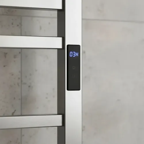 Toalheiro Térmico Grande Quadrado Inox Bivolt Com Timer Kzi Fio